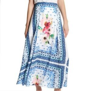 NWT Aratta Silent Journey Secret Garden Floral Print Maxi Skirt - Size S